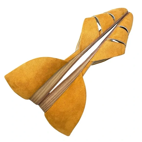 Born in California Yellow Slides Size 6.5 - Picture 5 of 7